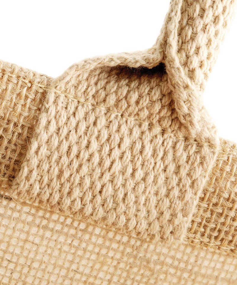 Shopper in Juta 36x41x17cm Westford Mill W409 14 Borsa Shopper in Juta Laminata 36x41x17cm W409 cuciture