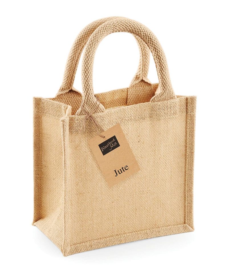 Shopper in Juta 36x41x17cm Westford Mill W409 12 Borsa Shopper in Juta Laminata 36x41x17cm W409 natural