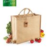 Borsa in Juta Maxi 45x39x21cm Westford Mill W408 1 Borsa in Juta Maxi 45x39x21cm Westford Mill W408