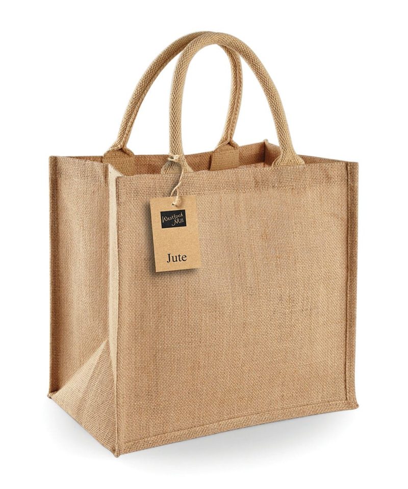 Borsa in Juta quadrata 30x30x19 cm Westford Mill W413
