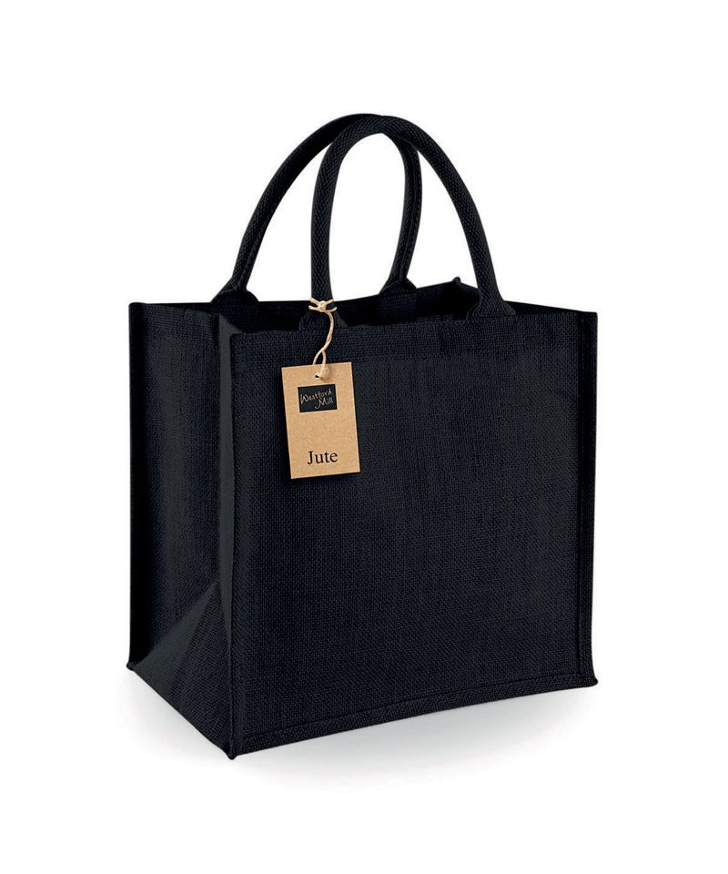 Borsa-in-Juta-quadrata-30x30x19-cm-Westford-Mill-W413-nero