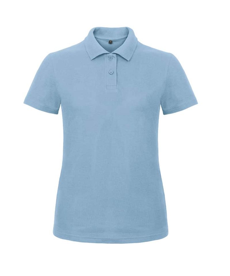 Polo Donna Basic Manica Corta B&C Collection BCPWI11 43 Polo Donna Basic Manica Corta B&C Collection BCPWI11 azzurro cielo