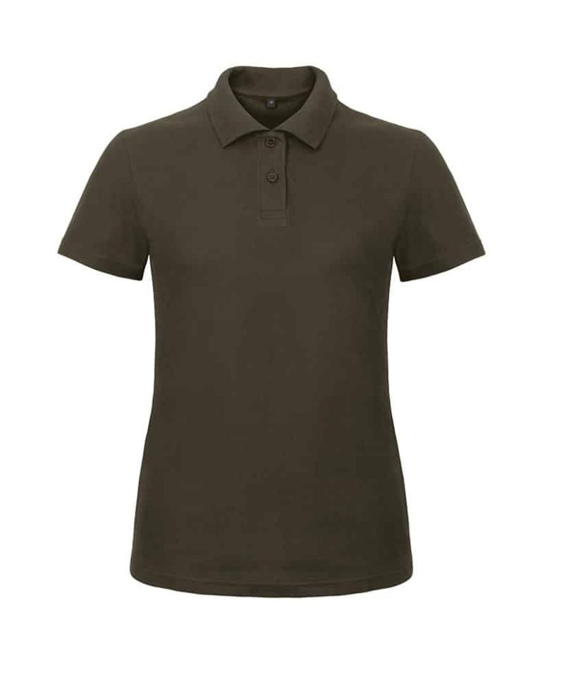 Polo Donna Basic Manica Corta B&C Collection BCPWI11 Marrone