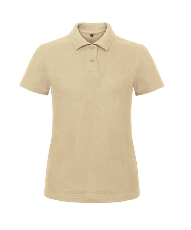 Polo Donna Basic Manica Corta B&C Collection BCPWI11 Sabbia