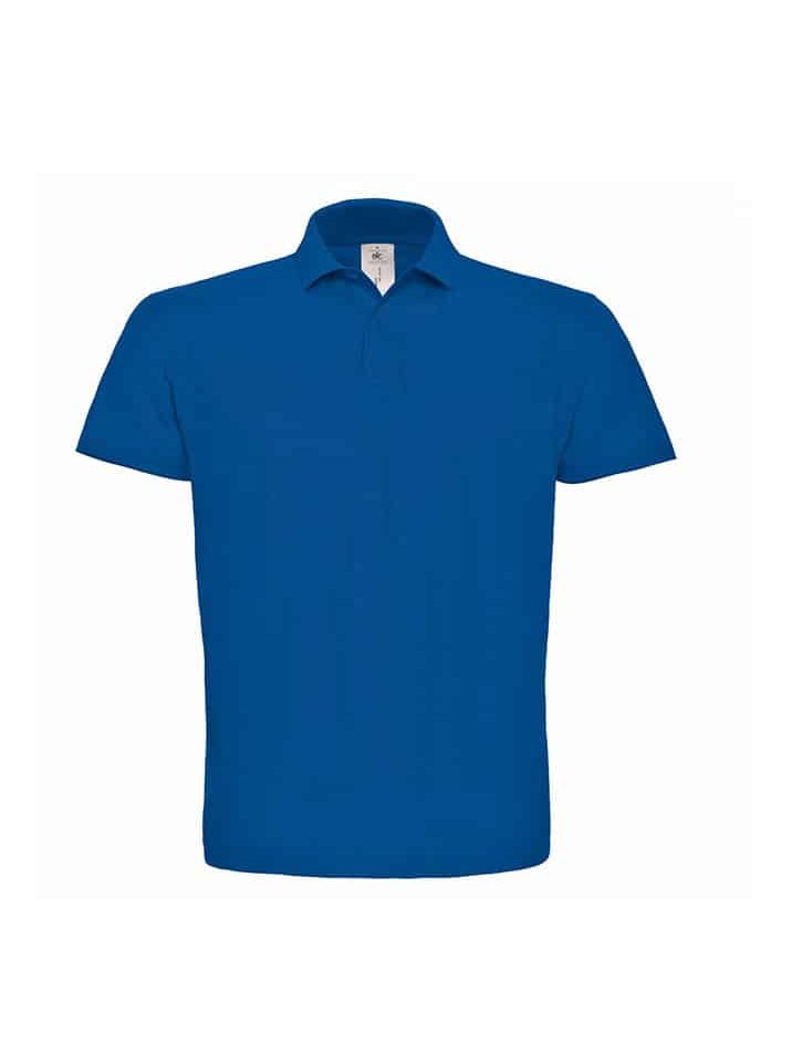 Polo Uomo manica Corta B&C BCID001 Blu