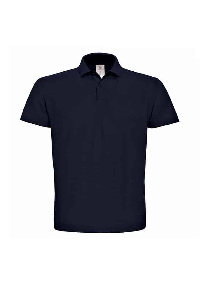 Polo Uomo manica Corta B&C BCID001 Blu Navy