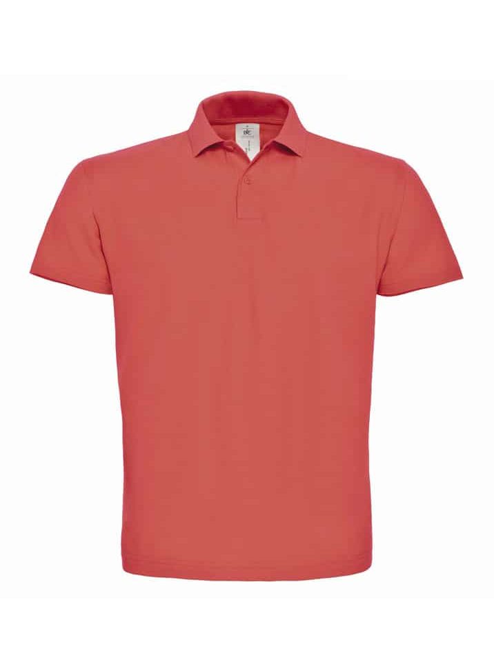 Polo Uomo manica Corta B&C BCID001 Corallo