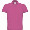 Polo Uomo Basic Manica Corta BC Collection BCID001 1 Polo Uomo manica Corta B&C BCID001 Fuxia