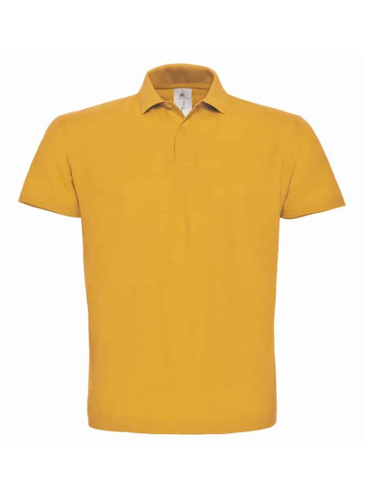 Polo Uomo manica Corta B&C BCID001 Giallo girasole