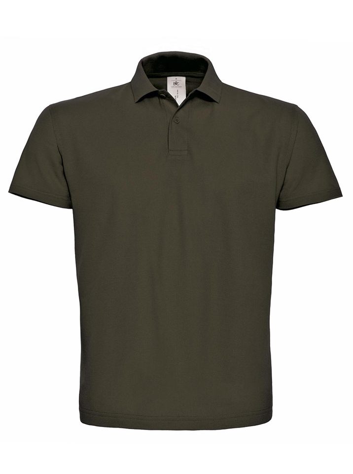 Polo Uomo Basic Manica Corta BC Collection BCID001 35 Polo Uomo manica Corta B&C BCID001 Marrone
