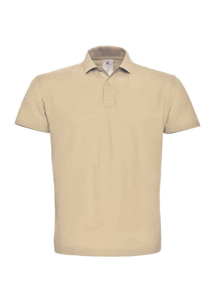 Polo Uomo Basic Manica Corta BC Collection BCID001 38 Polo Uomo manica Corta B&C BCID001 Sabbia