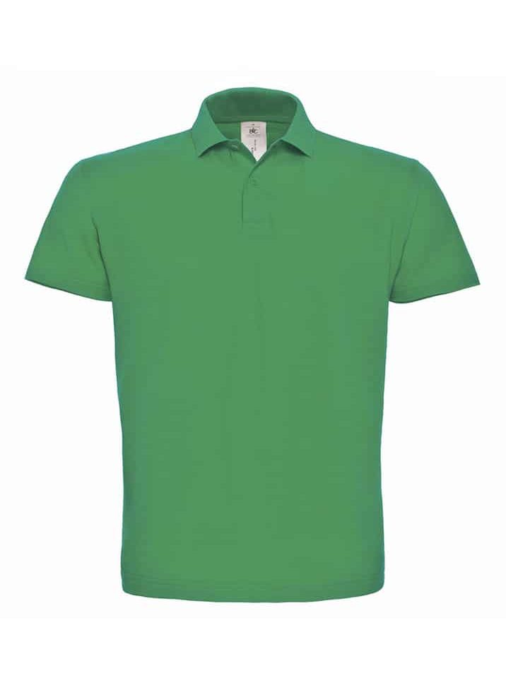 Polo Uomo Basic Manica Corta BC Collection BCID001 41 Polo Uomo manica Corta B&C BCID001 Verde Prato