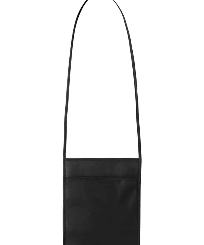 Portabicchieri da collo in TNT 18x22,5cm Q24256 min. 300pz 9 Portabicchieri da collo in TNT 18x225cm Q24256 Nero