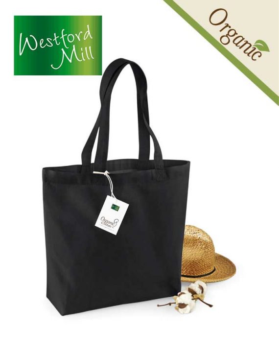 Shopper-Doppi-Manici-e-Soffietto-in-Cotone-Organico-W180 Shopper-Doppi-Manici-e-Soffietto-in-Cotone-Organico-W180