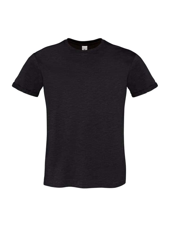T-shirt Uomo Slub B&C collection BCTM035 nero
