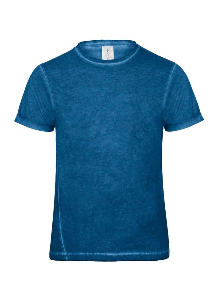 T-shirt Uomo Vintage B&C Collection BCTMD70 4 T-shirt Uomo Vintage B&C Collection BCTMD70 blu