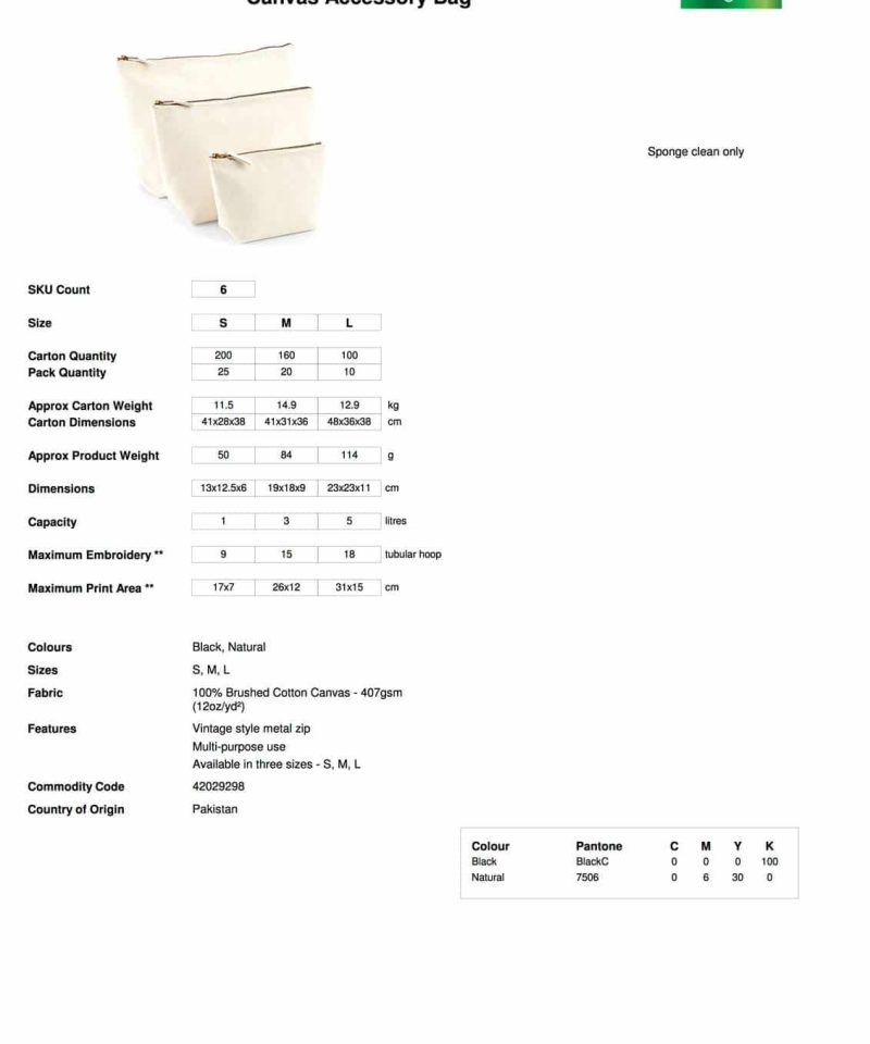 Borsello Westford Mill W540 in Canvas nero trio scheda tecnica