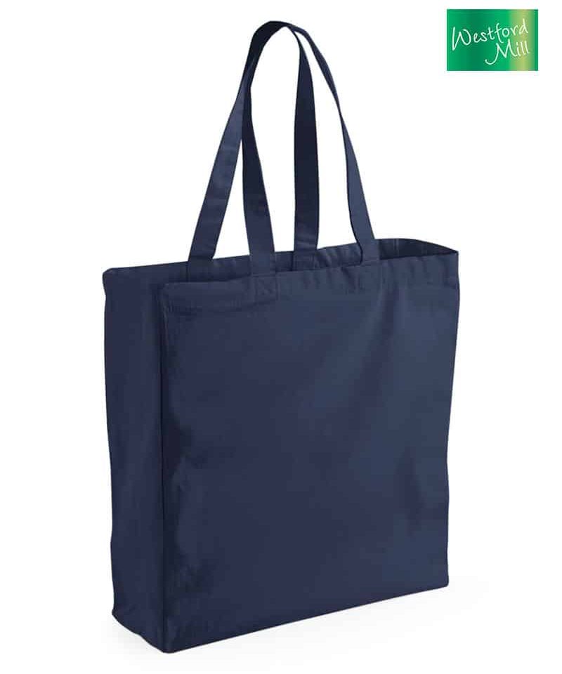 borsa-con-soffiettto-in-canvas-Westford-Mill-W108-blu-navy