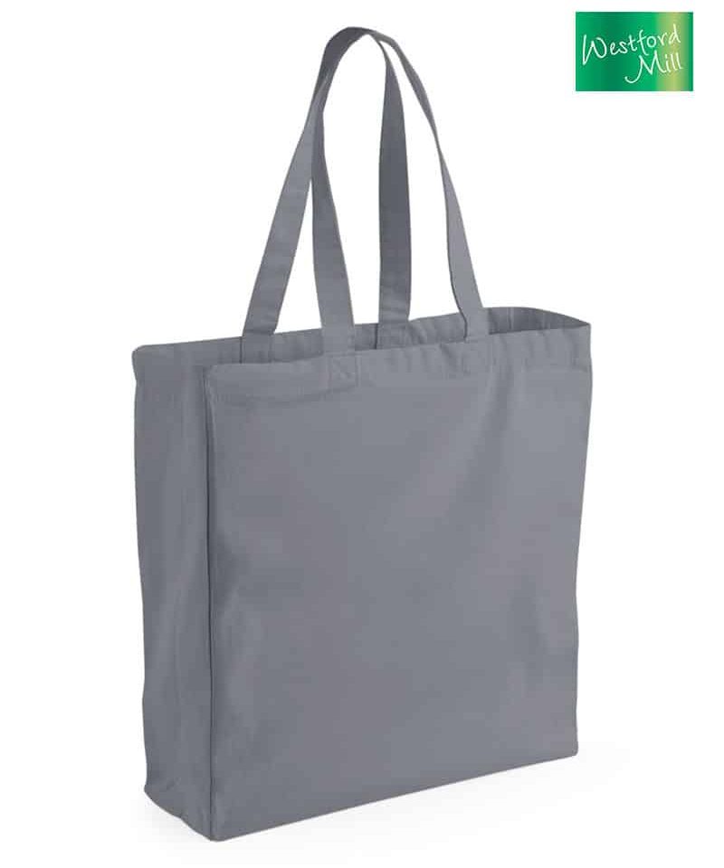 borsa-con-soffiettto-in-canvas-Westford-Mill-W108-grigio-grafite