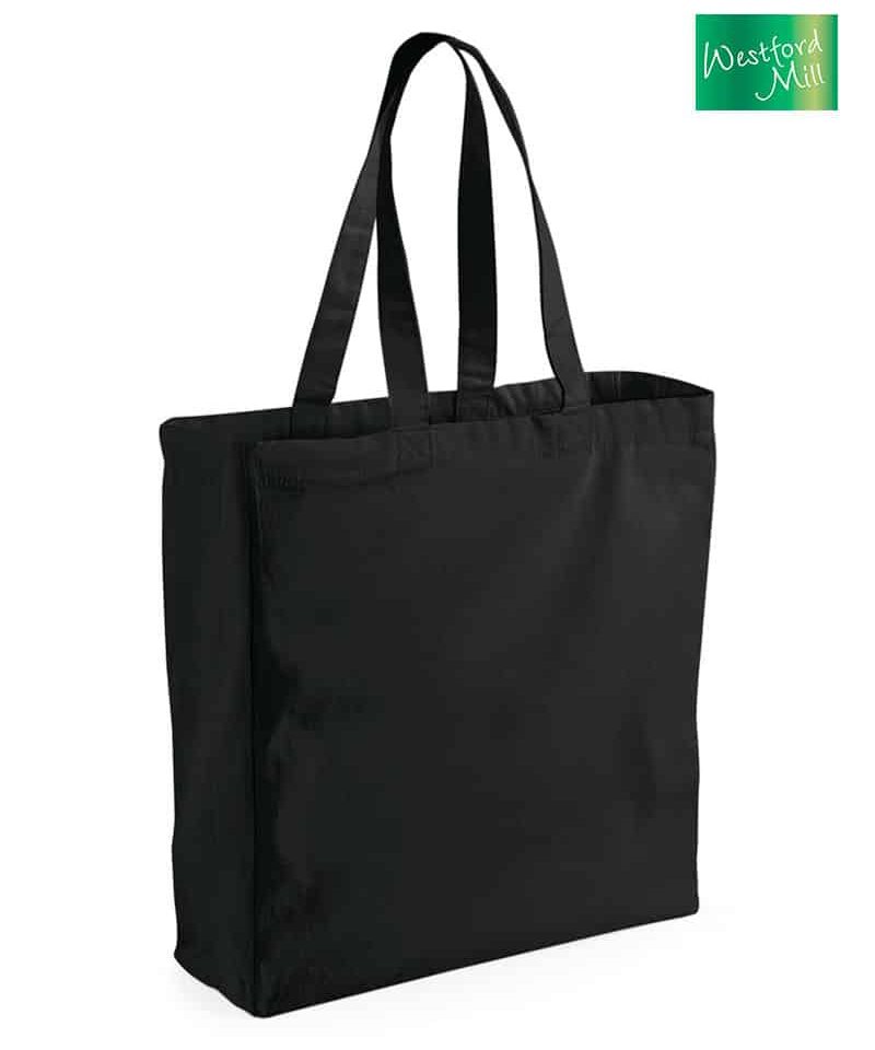 borsa-con-soffiettto-in-canvas-Westford-Mill-W108-nero