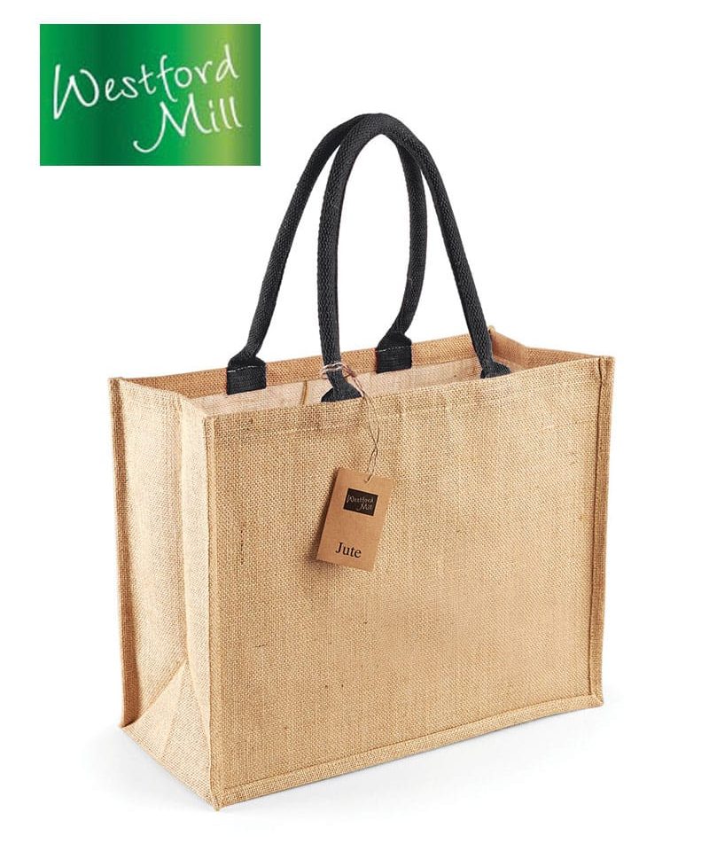 shopper-in-juta-naturale-manici-colorati-westfordmill-w407-nero