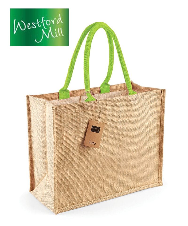 shopper-in-juta-naturale-manici-colorati-westfordmill-w407-verde