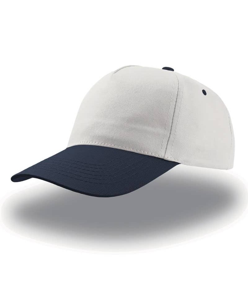 Cappellino Baseball Adulto 5 pannelli Atlantis START ATSTFV 49 Cappellino-Baseball-5-pannelli-START-FIVE-bicolore-bianco-blu