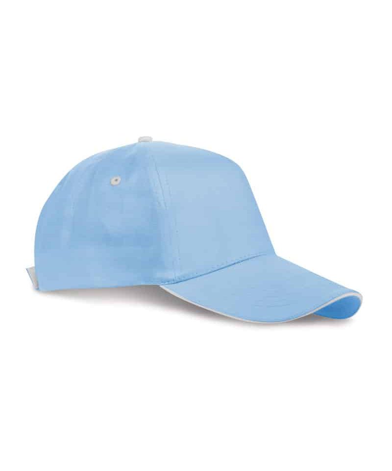 Cappellino-Baseball-5-pannelli-pesante-K18043-azzurro-cielo