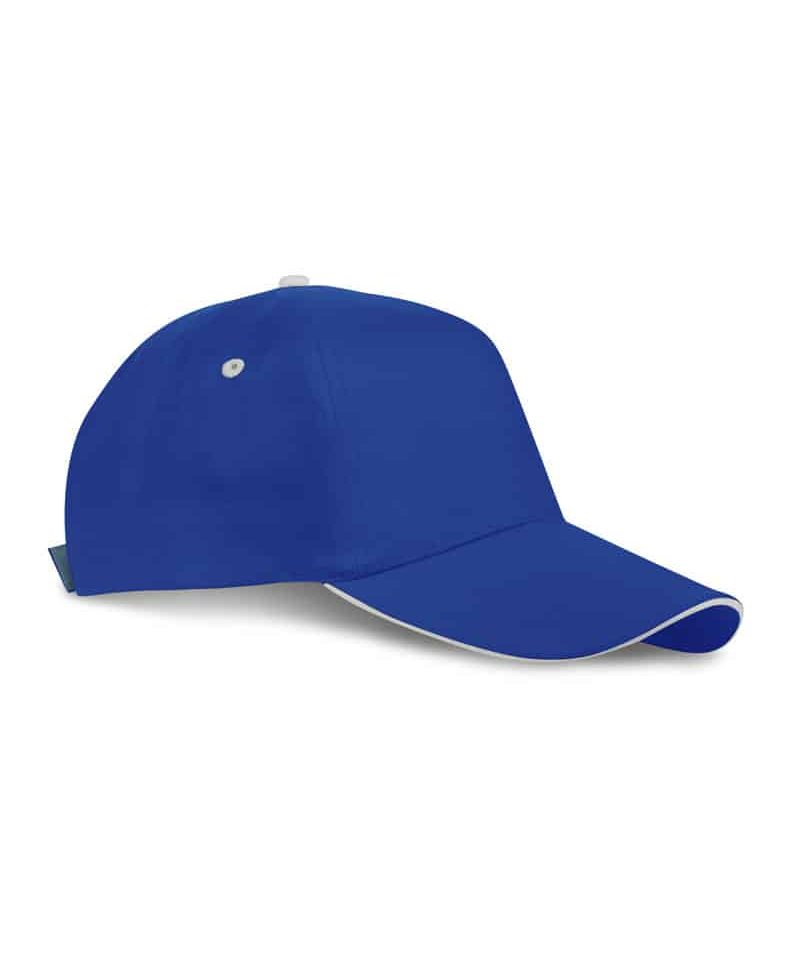 Cappellino-Baseball-5-pannelli-pesante-K18043-blu-royal