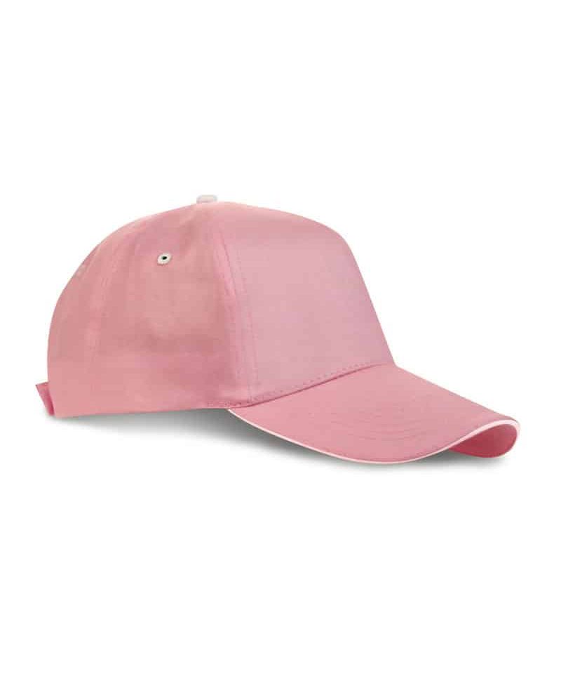 Cappellino-Baseball-5-pannelli-pesante-K18043-rosa