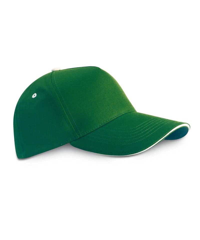 Cappellino Baseball Adulto 5 pannelli 8043 13 Cappellino-Baseball-5-pannelli-pesante-K18043-verde