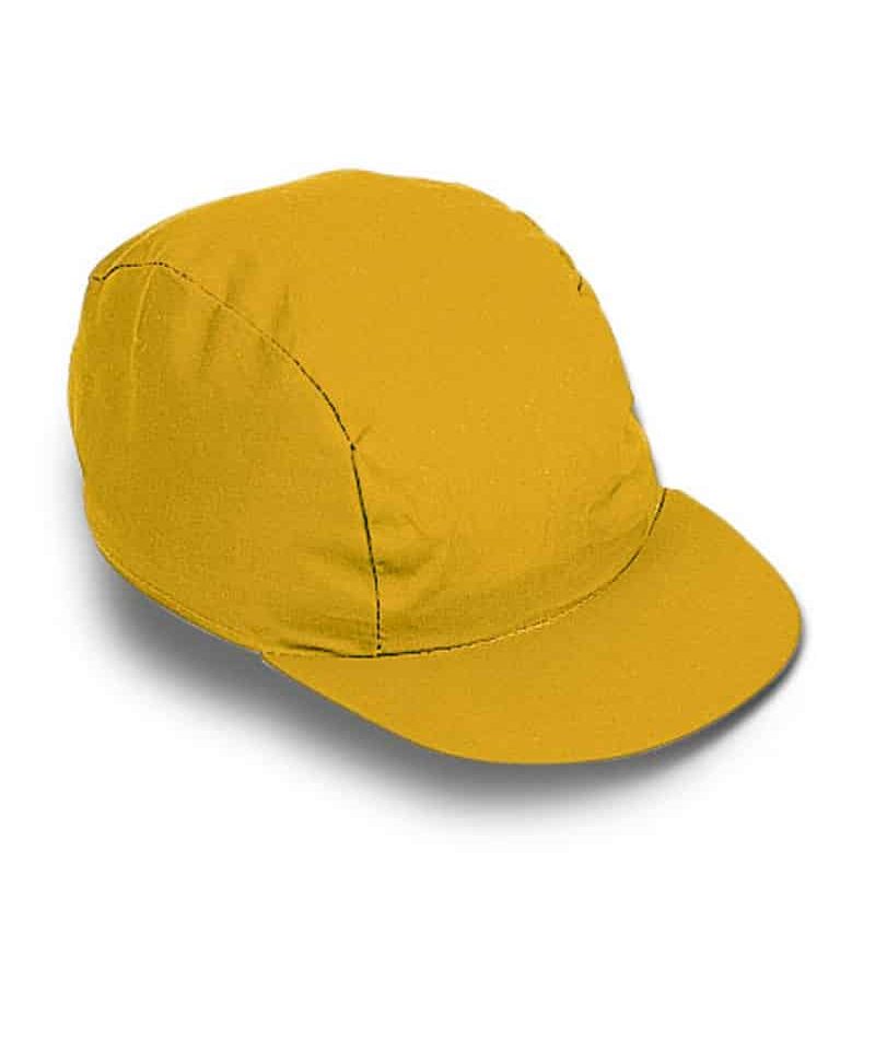 Cappellino Ciclista Adulto in cotone 8026 12 Cappellino-ciclista-con-frontino-corto-K18026-giallo
