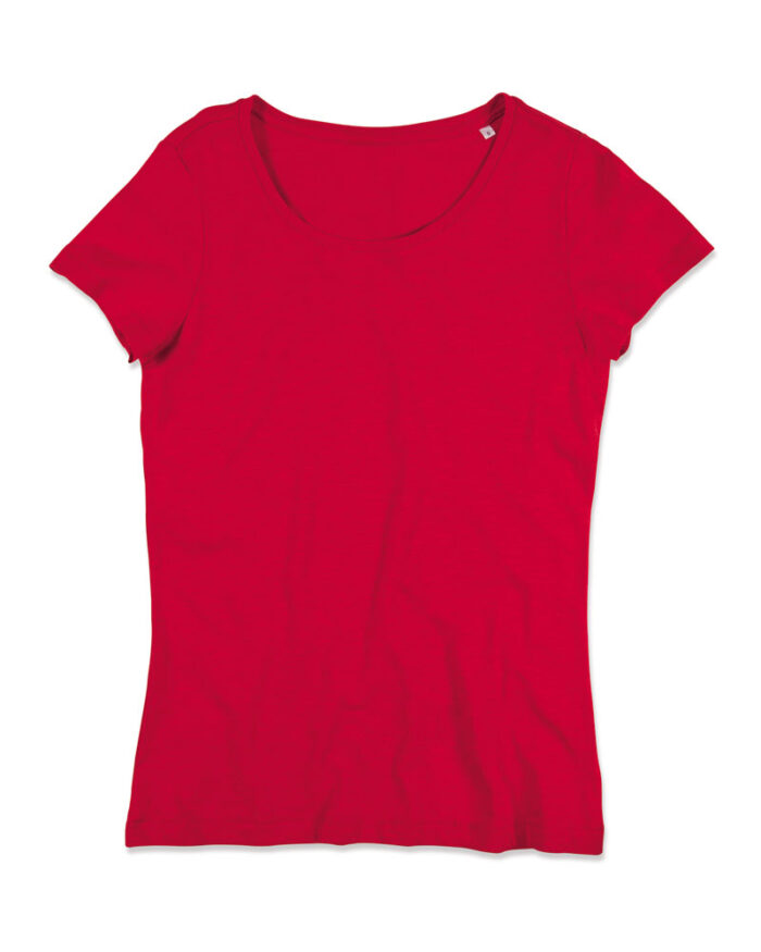 T-shirt Donna girocollo SHARON Stedman ST9500 rosso