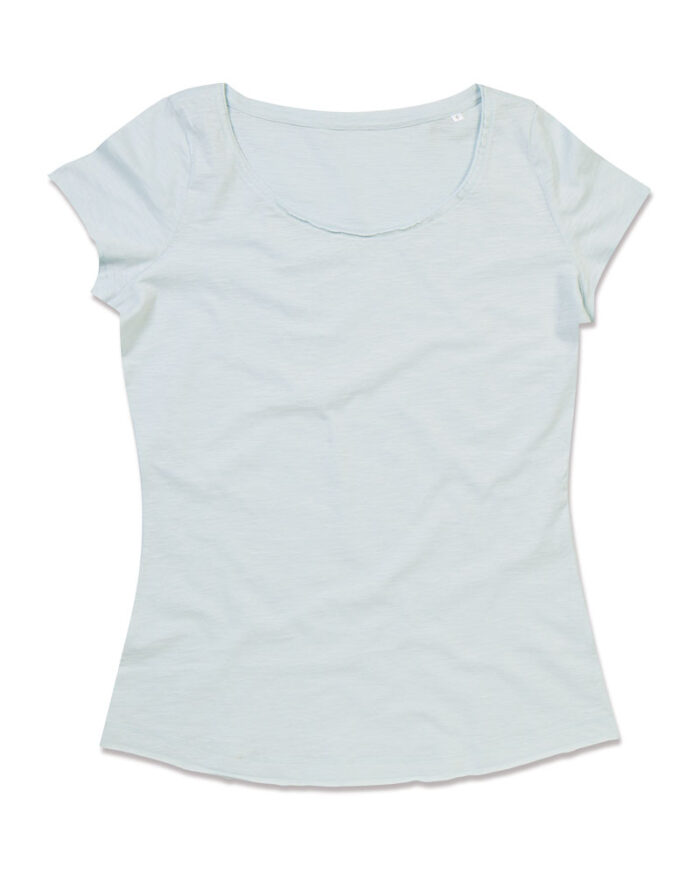 T-shirt Donna Morbida SHARON Stedman ST9550 azzurro