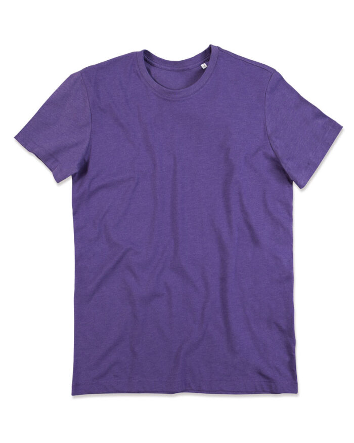 T-shirt-Personalizzate-Uomo-Manica-Corta-Stedman-ST9800-Slub-Girocollo-viola-porpora
