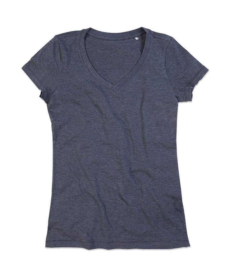 T-shirt donna manica corta collo V Melange Stedman ST9910 16 Tshirt-personalizzate-donna-moda-collo-V-ST9910