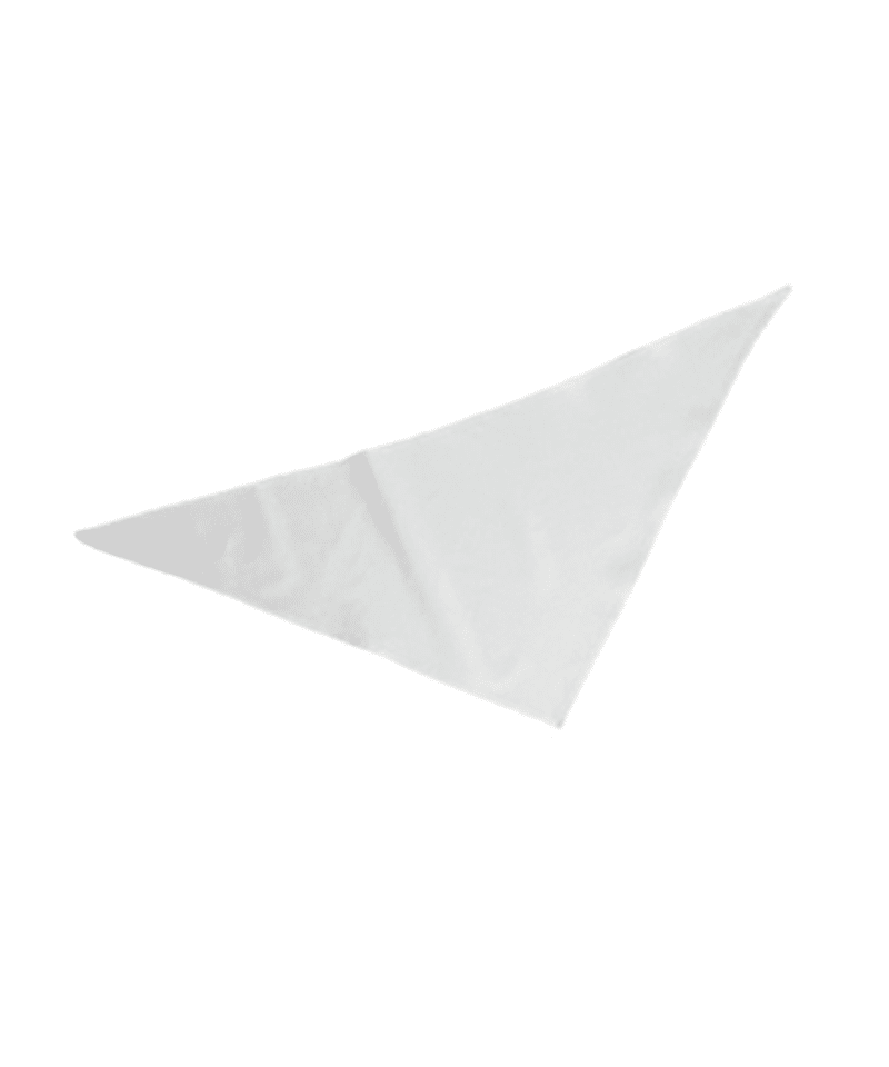 Bandana-Triangolare-Personalizzata-Tinta-Unita-PM185-bianco