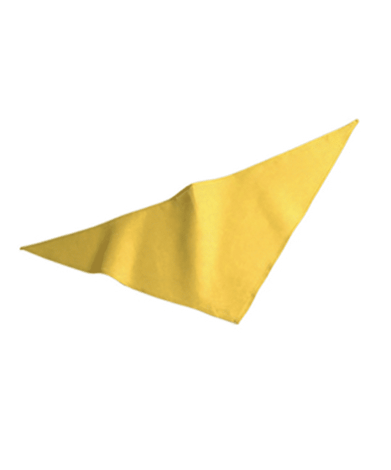 Bandana-Triangolare-Personalizzata-Tinta-Unita-PM185-giallo