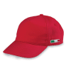 Cappellino Baseball 5 Pannelli con Bandiera PM102 2 Cappellino-Baseball-5-Pannelli-Adulto-con-Bandiera-Tricolore-ricamata-BYB102-rosso