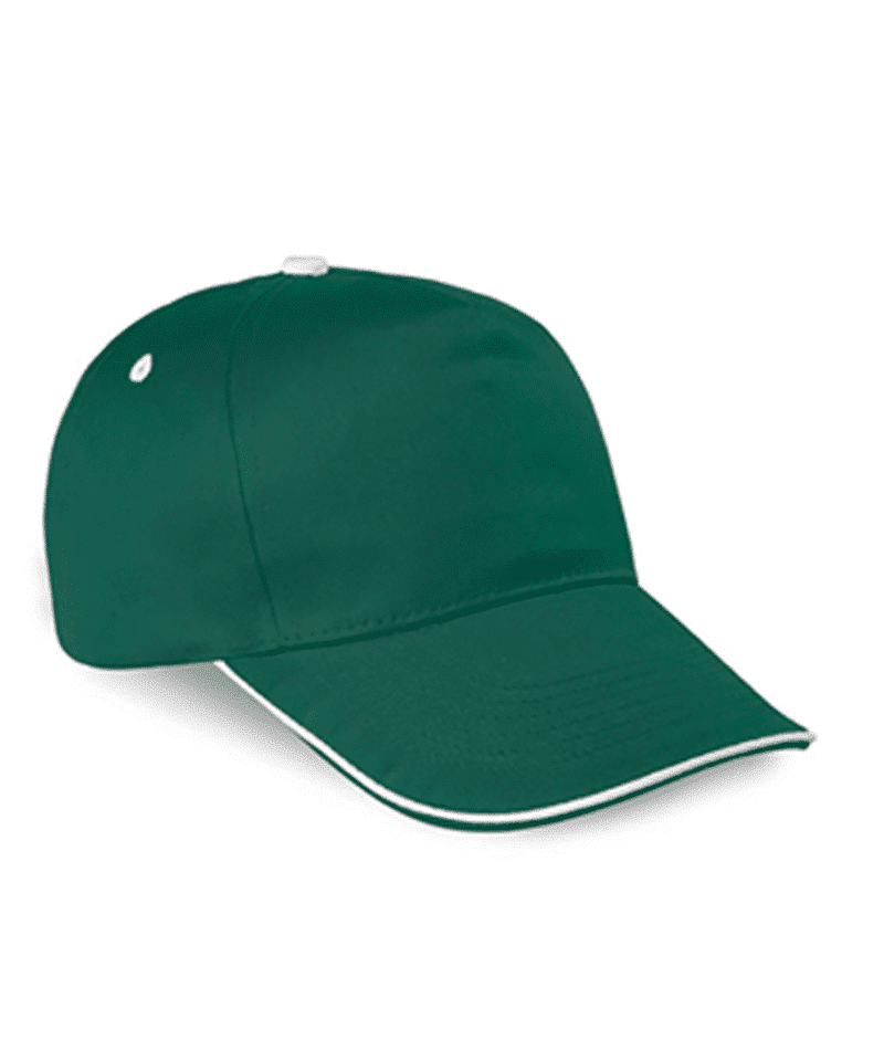Cappellino-Baseball-Sandwich-PM108-Verde-Bottiglia