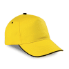 Cappellino Baseball Piping a Contrasto BYB108 2 Cappellino-Baseball-Sandwich-PM108-giallo
