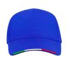 Cappellino Baseball con tricolore 5 pannelli Atlantis Start Five Italia ATSTFI 1 Cappellino-Baseball-con-tricolore-5-pannelli-Atlantis-Start-Fve-Italia-ATSTFI.-blu-royal