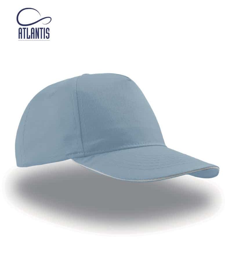 Cappellino baseball 5 pannelli Atlantis STARTFIVE ATSFSW 22 Cappellino-baseball-5-pannelli-STARTFIVE-azzurro-cielo