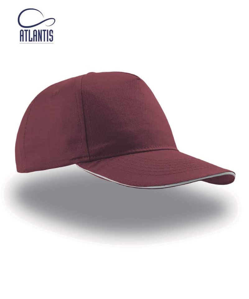 Cappellino baseball 5 pannelli Atlantis STARTFIVE ATSFSW 27 Cappellino-baseball-5-pannelli-STARTFIVE-bordeaux