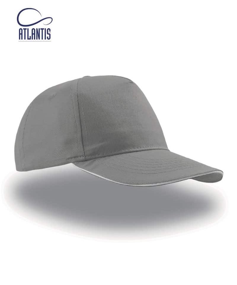 Cappellino baseball 5 pannelli Atlantis STARTFIVE ATSFSW 28 Cappellino-baseball-5-pannelli-STARTFIVE-grigio