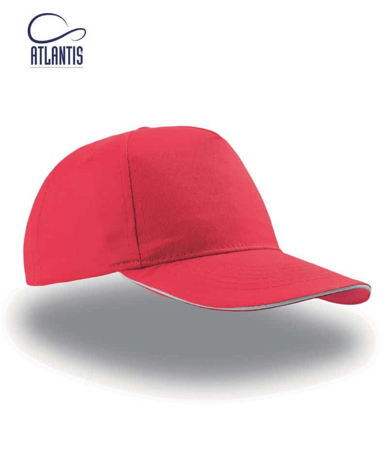 Cappellino baseball 5 pannelli Atlantis STARTFIVE ATSFSW 32 Cappellino-baseball-5-pannelli-STARTFIVE-rosso