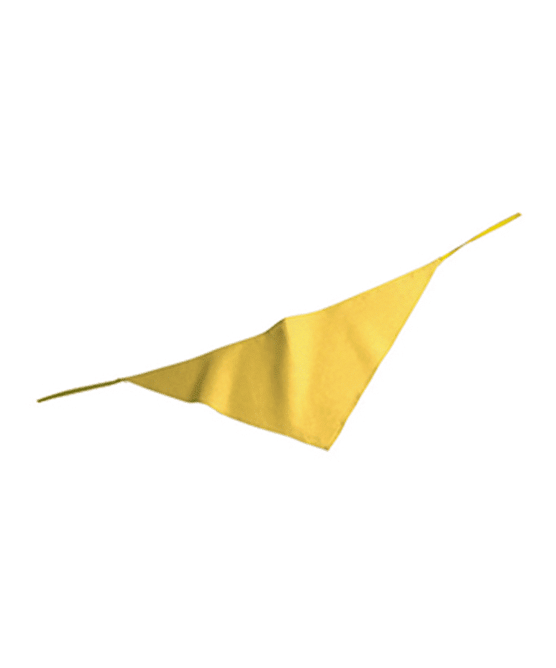 Bandana con lacci fini BYB188 16 Fazzoletto da collo con lacci fini BYB188 GIALLO
