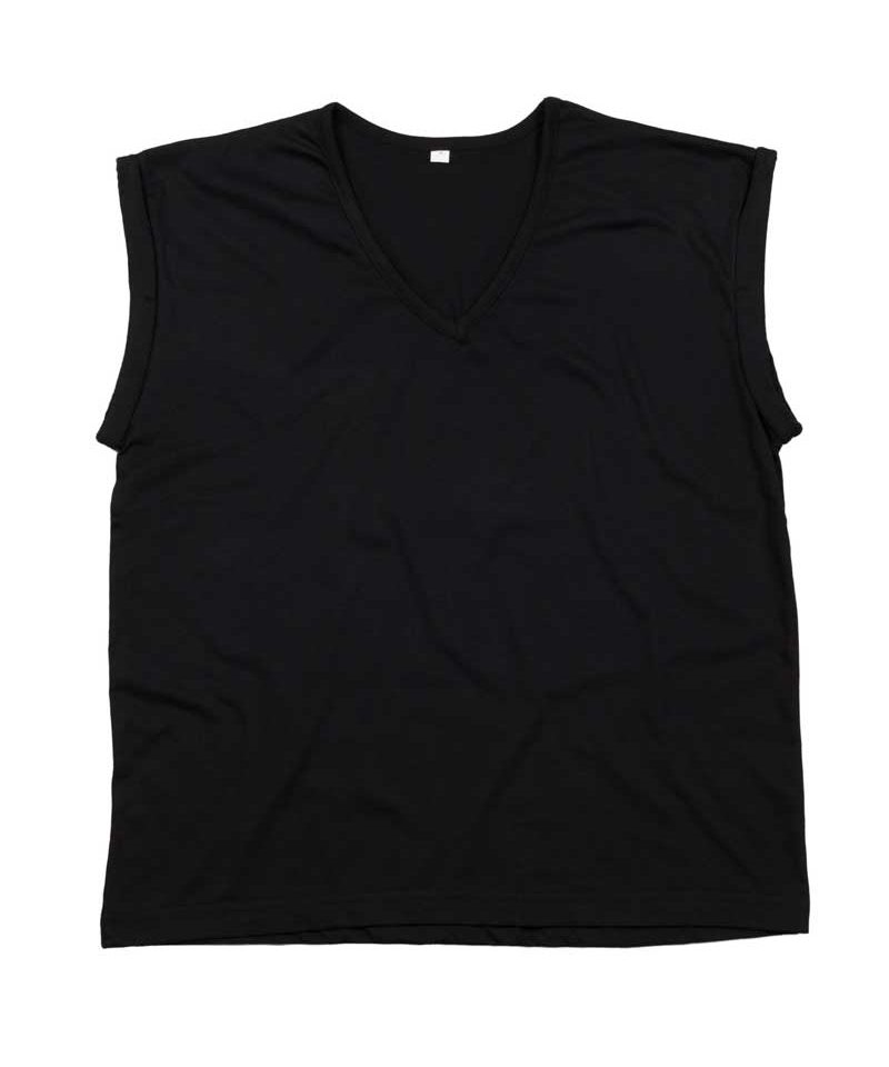 T-shirt Donna collo V Mantis MAM115 nero 2