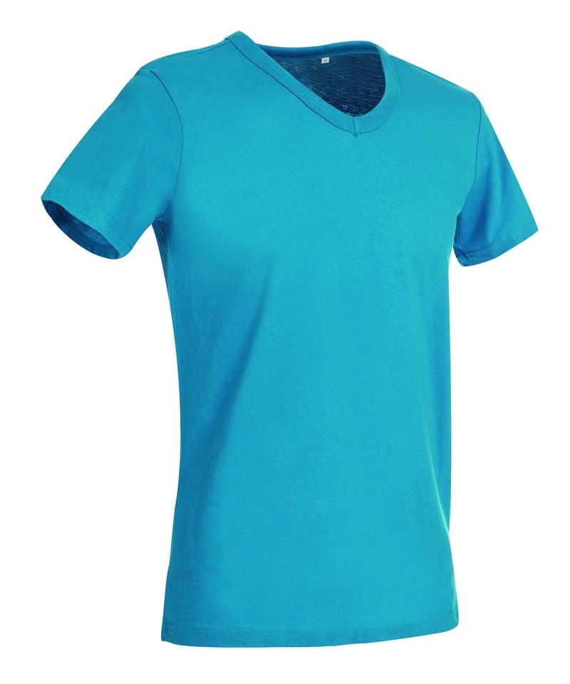 T-shirt uomo collo V Slim Stedman ST9010 4 T-shirt uomo collo V Slim Stedman ST9010 turchese