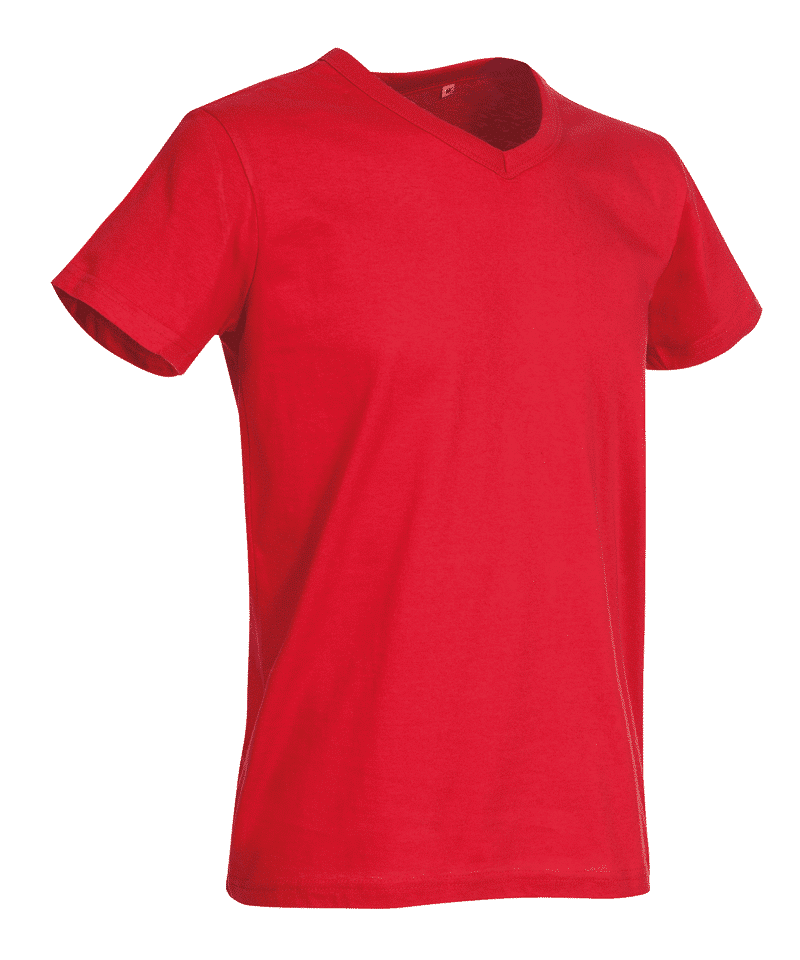 T-shirt uomo collo V Slim Stedman ST9010 6 T-shirt uomo collo V Slim Stedman ST9010 rosso